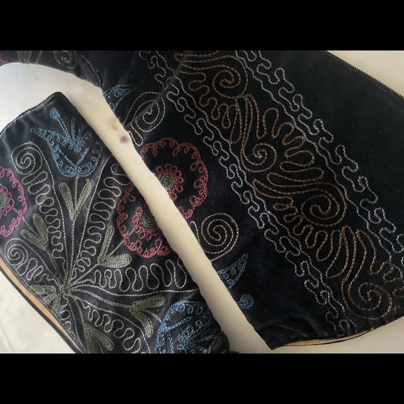 Velvet embroidered boots Artemis genuine leather size 39 - Picture 8 of 15